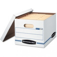 Bankers Box Bankers Lift-off Lid Box Stor/File Box - Internal Dimensions: 12" Width x 15" Depth x 10" Height - External Dimensions: 12.5" Width x 16.3" Depth x 10.5" Height - Media Size Supported: Letter, Legal - Lift-