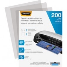 Fellowes Letter-Size Thermal Laminating Pouches - Sheet Size Supported: Letter 8.50