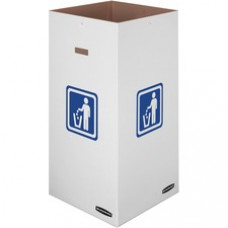 Fellowes Waste and Recycling Bins - 50 gallon - Internal Dimensions: 18