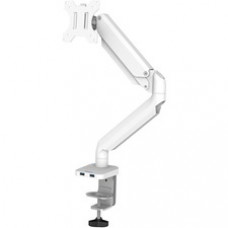 Fellowes Platinum Series Single Monitor Arm - White - 1 Display(s) Supported - 32