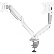 Fellowes Platinum Series Dual Monitor Arm - White - 2 Display(s) Supported - 27