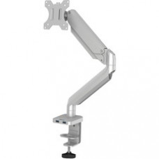 Fellowes Platinum Series Single Monitor Arm - Silver - 1 Display(s) Supported - 27