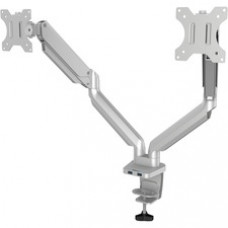 Fellowes Platinum Series Dual Monitor Arm - Silver - 2 Display(s) Supported - 27