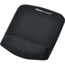 Fellowes PlushTouch™ Mouse Pad Wrist Rest with Microban® - Black - 1
