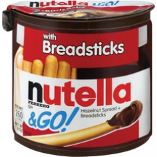 Nutella Nutella & GO Hazelnut Spread & Breadsticks - 1.23 oz - 12 / Box