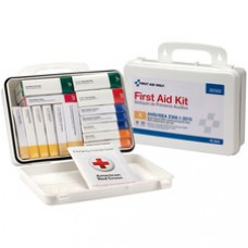 First Aid Only 25-Person Unitized Plastic First Aid Kit - ANSI Compliant - 84 x Piece(s) For 25 x Individual(s) - 2.4