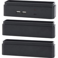 DAC Stax Monitor Riser Block Kit with 2 USB Charging Ports - 6