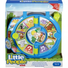 Little People World of Animals See 'n Say Toy - Skill Learning: Animal Name, Animal Sound Pattern, Quiz, Sensory Perception, Cognitive Process, Social Skills, Emotion, Music, Songs, Discovery, Muscle, ... - Multi