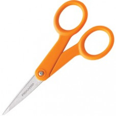 Fiskars Micro-Tip Scissors - Left/Right - Stainless Steel - Micro Tip - Black - 1 / Each