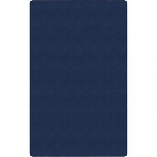 Flagship Carpets Ameristrong Solid Color Rug - Traditional - 12 ft Length x 18 ft Width - Rectangle - Navy - Fiber, Nylon