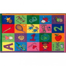 Flagship Carpets Easy Care Primary Pictures Rug - Floor Rug - 72