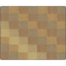 Flagship Carpets Basketweave Blocks Class Rug - Floor Rug - 10.60 ft Length x 13.20 ft Width - Rectangle - Natural - Nylon