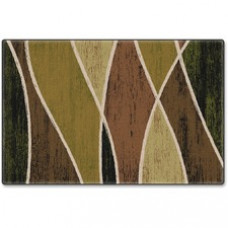 Flagship Carpets Green Waterford Design Rug - 12 ft Length x 99.96