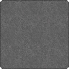 Flagship Carpets Amerisoft Solid Color Rug - 12 ft Length x 12 ft Width - Square - Gray - Nylon, Polyester