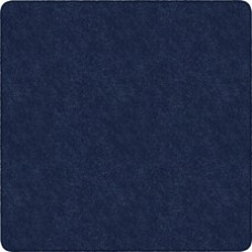 Flagship Carpets Amerisoft Solid Color Rug - 12 ft Length x 12 ft Width - Square - Navy Blue - Nylon, Polyester