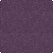 Flagship Carpets Amerisoft Solid Color Rug - 12 ft Length x 12 ft Width - Square - Purple - Nylon, Polyester