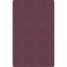 Flagship Carpets Amerisoft Solid Color Rug - 15 ft Length x 12 ft Width - Rectangle - Plum - Nylon, Polyester