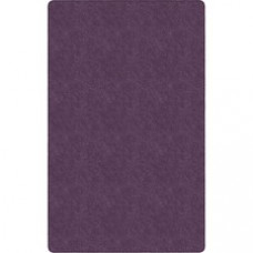 Flagship Carpets Amerisoft Solid Color Rug - 15 ft Length x 12 ft Width - Rectangle - Purple - Nylon, Polyester
