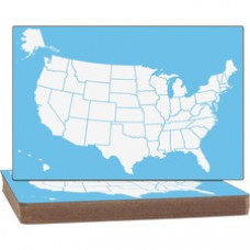 Flipside U.S. Map Dry-erase Board - 18