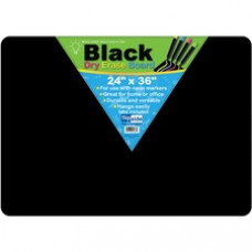 Flipside Black Dry Erase Board - 24