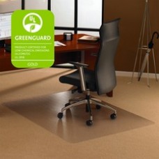 Cleartex Ultimat Low/Medium Pile Carpet Rectangular Chairmat - Home, Office, Carpeted Floor, Floor, Carpet - 53
