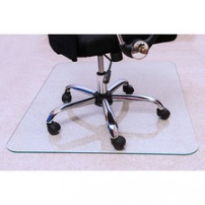 Cleartex Glaciermat Glass Chair Mat - Hard Floor, Home, Office, Carpet - 53