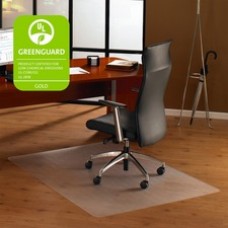 Cleartex Ultimat Hard Floor Rectangular Chairmat - Home, Office, Hardwood Floor, Floor, Hard Floor, Carpeted Floor - 47