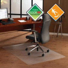Cleartex UnoMat Anti-Slip Rectangular Chairmat - Hard Floor, Home, Office - 35