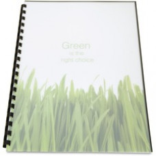 GBC Recycled Poly Binding Covers - For Letter 8 1/2" x 11" Sheet - Frost - Polypropylene - 25 / Pack
