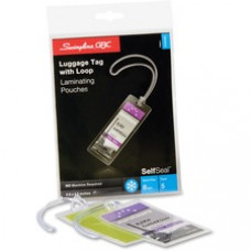 Swingline® GBC® SelfSeal™ Self Adhesive Laminating Pouches - Sheet Size Supported: Tag - Laminating Pouch/Sheet Size: 2.88