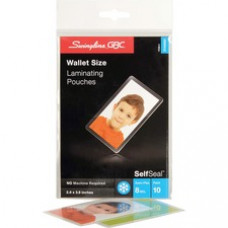 GBC® SelfSeal™ Self Adhesive Laminating Pouch - Sheet Size Supported: Wallet-size - Laminating Pouch/Sheet Size: 2.38