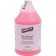Genuine Joe Pink Lotion Soap - 1 gal (3.8 L) - Hand - Pink - Rich Lather - 4 / Carton