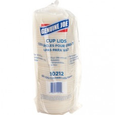 Genuine Joe Vented Hot Cup Lid - 50 / Pack - White