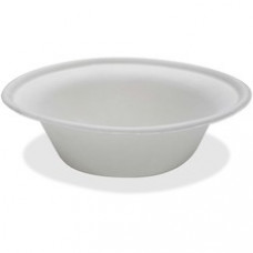 Genuine Joe Disposable Bowls - 12 fl oz Bowl - Disposable - White - 50 Piece(s) / Pack