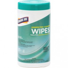 Genuine Joe Fresh Scent Disinfect Cleaning Wipes - Ready-To-Use Wipe - Fresh Scent - 6