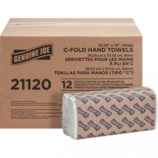 Genuine Joe C-Fold Paper Towels - 1 Ply - 13