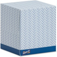 Genuine Joe Cube Box Facial Tissue - 2 Ply - White - Soft, Interfolded, Comfortable - For Face - 85 Quantity Per Box - 36 / Carton