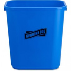Genuine Joe 28-quart Recycle Wastebasket - 7.13 gal Capacity - Rectangular - 15