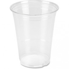 Genuine Joe Clear Plastic Cups - 25 - 16 fl oz - 500 / Carton - Clear - Plastic - Cold Drink, Beverage