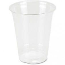Genuine Joe Clear Plastic Cups - 12 fl oz - 25 / Pack - Clear - Plastic - Cold Drink