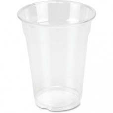 Genuine Joe Clear Plastic Cups - 10 fl oz - 25 / Pack - Clear - Plastic - Cold Drink