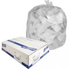 Genuine Joe Economy High-Density Can Liners - Large Size - 45 gal - 40