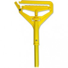 Genuine Joe Speed Change Mop Handle - Yellow - Fiberglass