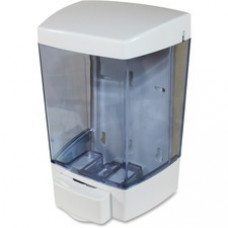 Genuine Joe 46oz Liquid Soap Dispenser - 1.44 quart Capacity - White - 1Each