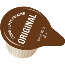 Genuine Joe Liquid Coffee Creamer Singles - Original Flavor - 192/Carton