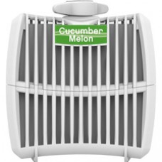 Genuine Joe Air Refreshener Refill Cartridge - Cucumber Melon - 12 / Carton - Long Lasting, Odor Neutralizer
