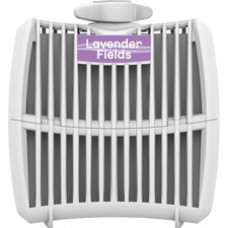 Genuine Joe Air Refreshener Refill Cartridge - Lavender Field - 12 / Carton - Long Lasting, Odor Neutralizer