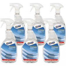 Genuine Joe Peroxide Power Restroom Cleaner Spray - Ready-To-Use Spray - 32 fl oz (1 quart) - 6 / Carton - Clear
