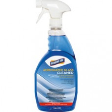 Genuine Joe Ammoniated Glass Cleaner - Ready-To-Use Spray, Liquid - 32 fl oz (1 quart) - 1 Each - Blue