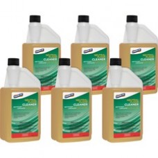Genuine Joe Neutral Floor Cleaner - Concentrate Liquid - 32 fl oz (1 quart) - 6 / Carton - Yellow